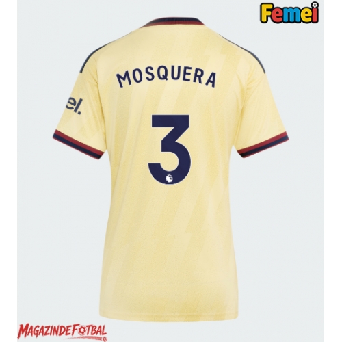 Arsenal Cristhian Mosquera #3 Tricou Fotbal Replică 2026-27 Femei Treilea Arsenal Cristhian Mosquera #3 Tricou Fotbal Replică 2026-27 Femei Treilea